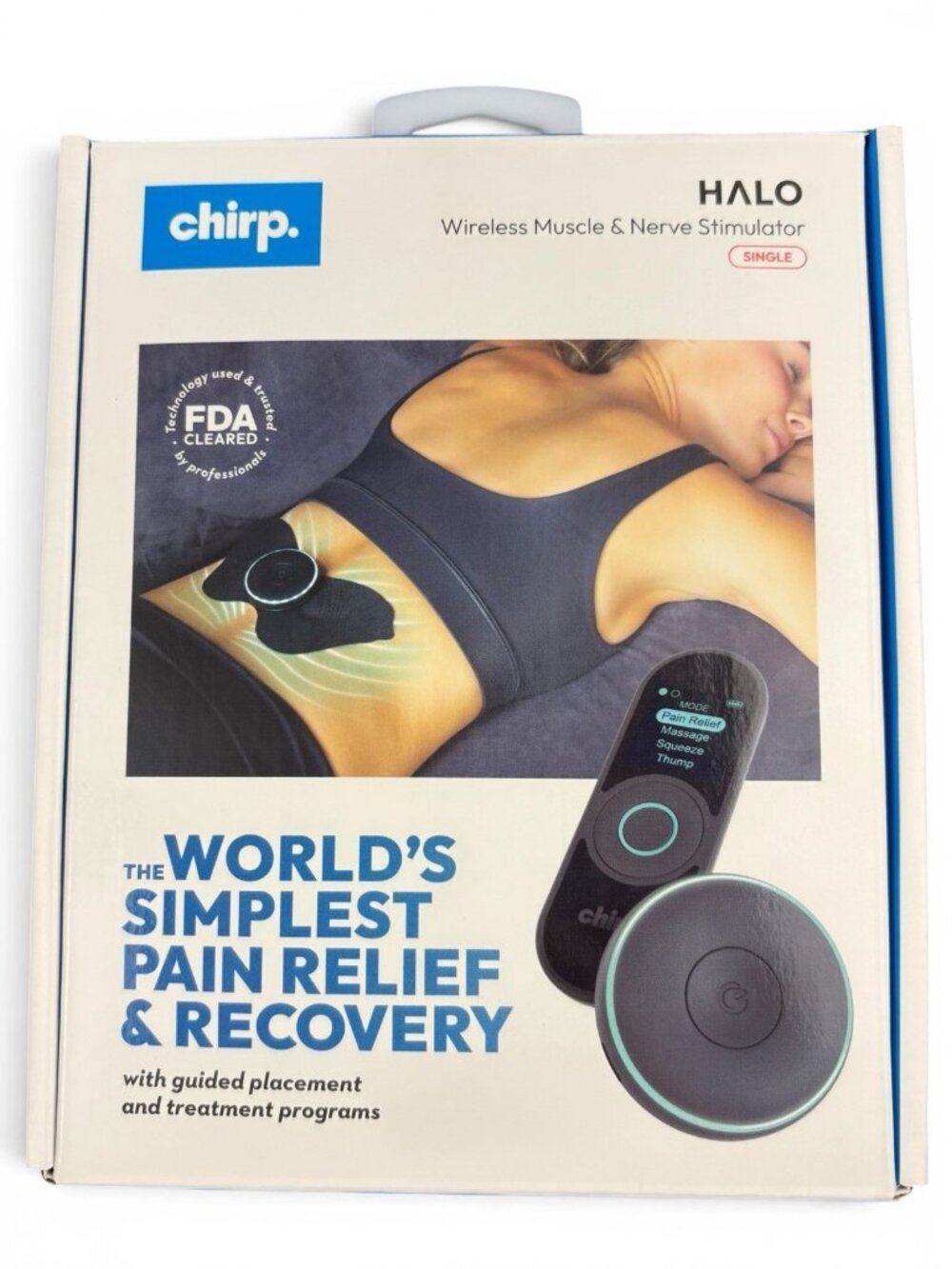 Chirp HALO Wireless Muscle & Nerve Stimulator Single FDA Cleared